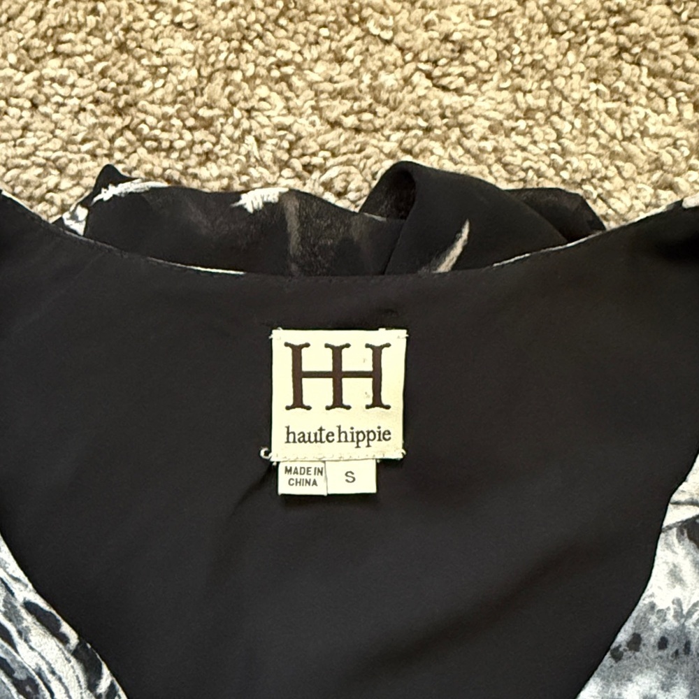 Haute Hippie Assymetric Hem 100% Silk Dress | S - Picture 7 of 8